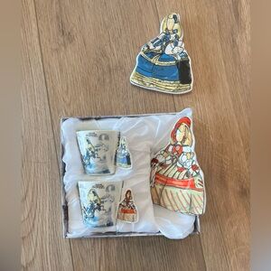 Giordano di Ponzano Vintage Tea Cups with Saucers